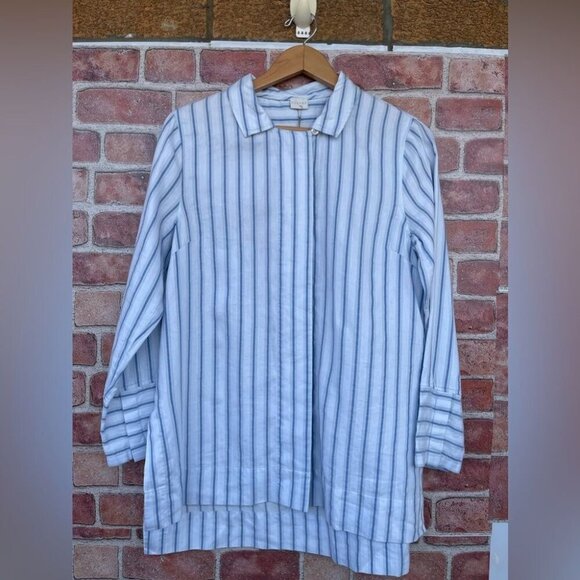 POETRY STRIPE BUTTON THROUGH SHIRT SIZE 8 - Picture 2 of 13